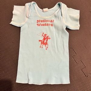 1980s vintage National Western Stockshow baby/toddler shirt